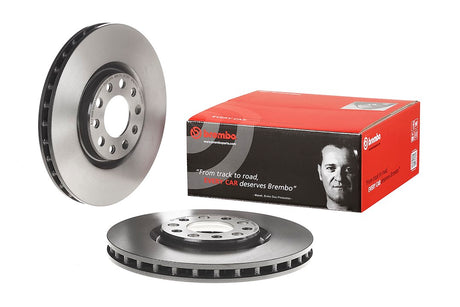 Product of Brembo 09936321C02 Vented 1 Piece Brake Rotor 