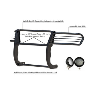 Product of Black Horse Offroad 17A096400MA-PLFB Grille Guard  