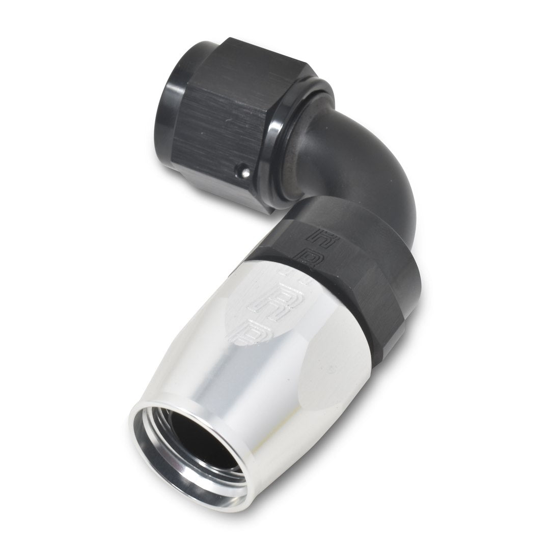 Product of Russell Automotive Full Flow 610163 Crimp-On 3/8 Inch (-6 AN) Black/ Silver 