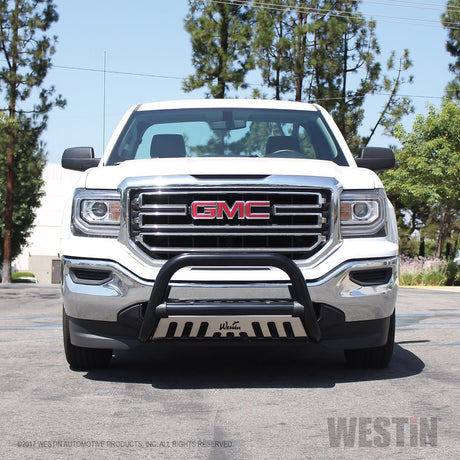 Product of Westin Automotive 32-3925 Bull Bar Black Chrome Plated 3 Inch Yes with skid plate 