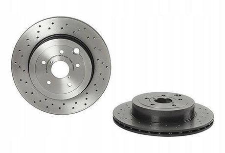 Product of Brembo 09C82911C02 Vented Cross Drilled 1 Piece Brake Rotor 