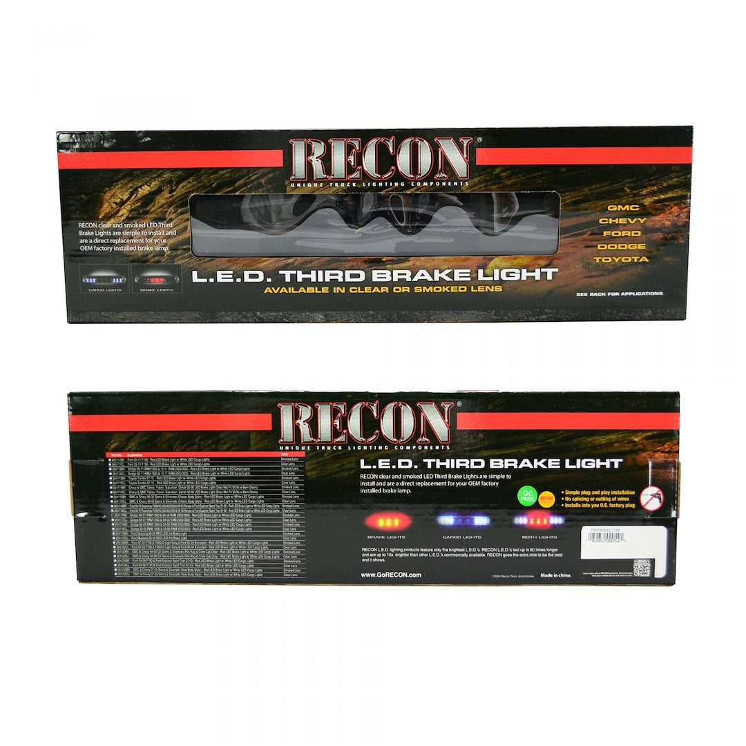 Recon Accessories 264125bk Center High Mount Stop Light||264125bk_1.Jpg||86||r89264125bk||1136276