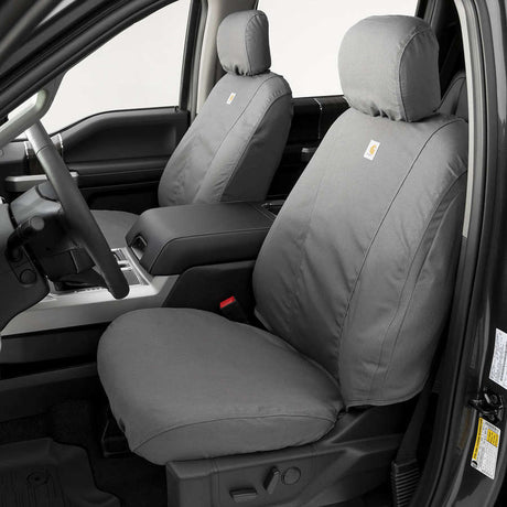 Product of Covercraft SSC3489CAGY Carhartt® SeatSaver® Carhartt Gravel Duck Weave Fabric Seat Cover 