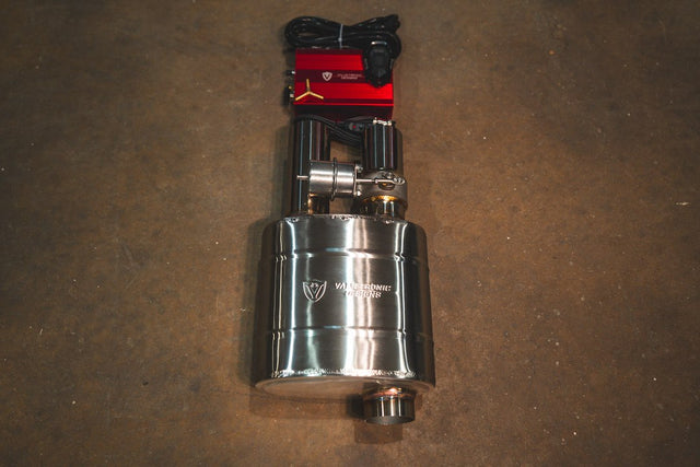 Product of Valvetronic Design UVM.63MM.DUALOUT.X1  Exhaust Muffler 