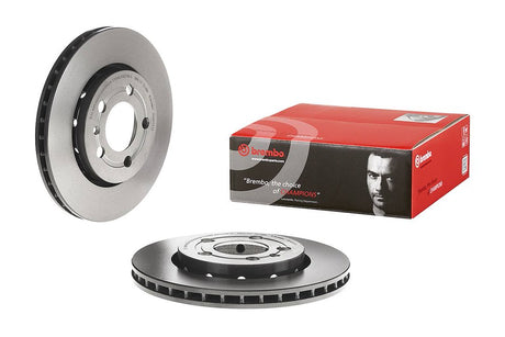 Product of Brembo 09A65211C02 Vented 1 Piece Brake Rotor 