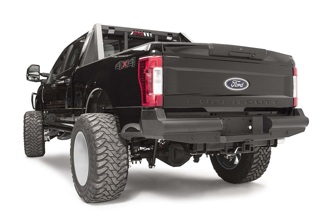 Product of Fab Fours FS17-U4150-1 Black Steel Elite Steel Powder Coated Bumper 