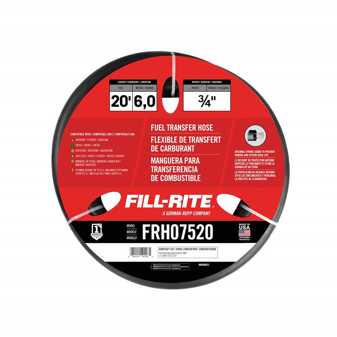 Fill-Rite Frh07520 Liquid Transfer Tank Pump Hose||frh07520_3.Jpg||88||f72frh07520||1250458