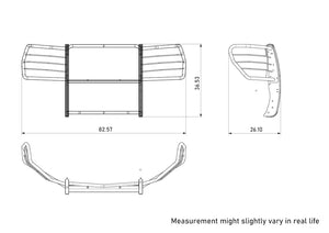 Black Horse Offroad 17gt22mss Grille Guard||17gt22mss_2.Jpg||87||blk17gt22mss||2237500