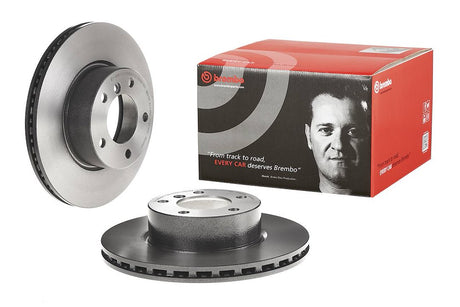 Product of Brembo 09C64911C02 Vented 1 Piece Brake Rotor 