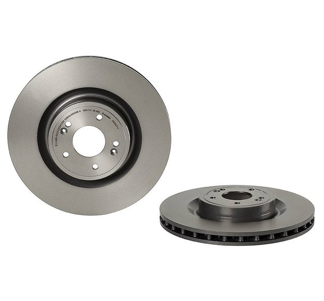 Product of Brembo 09D02711C02 Vented 1 Piece Brake Rotor 
