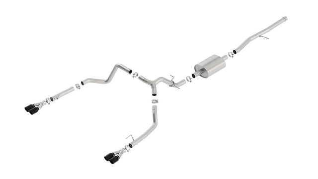 Product of Borla 140770BC S-Type Cat Back System Single Exhaust System Kit 
