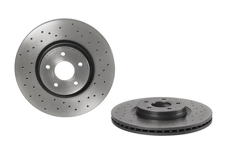 Product of Brembo 09A7281XC02 Xtra Vented Cross Drilled 1 Piece Brake Rotor 