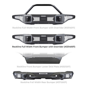 Product of Go Rhino 331400T Rockline Steel Textured Powder Coated Bumper 