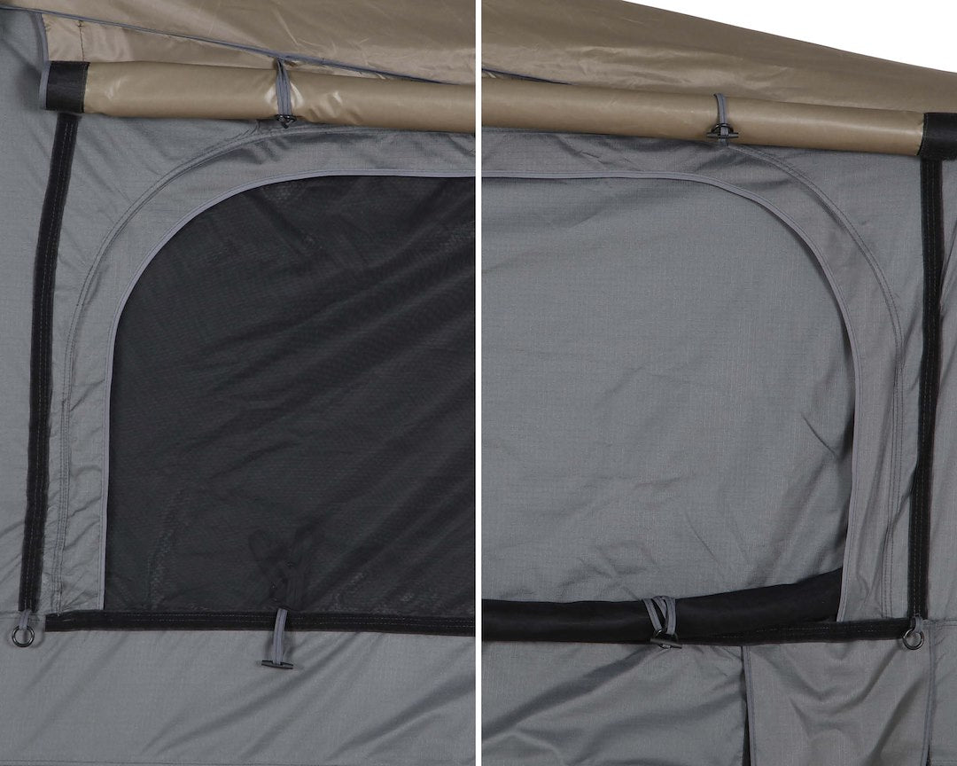 Product of Overland Vehicle Systems 18089901 Vehicle Rooftop Polymer Tent Sleeps 4 Adults 