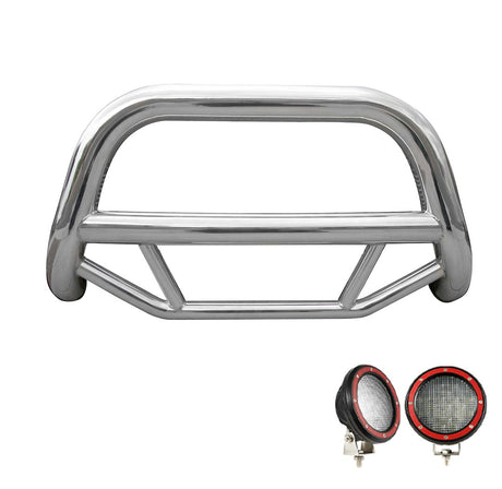 Product of Black Horse Offroad MBS-FOC2005-PLFR Bull Bar  with skid plate 