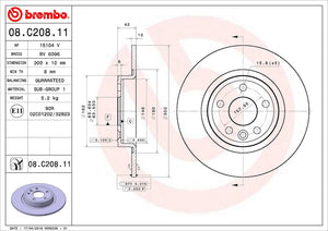 Brembo 08c20811c02 Brake Rotor||08.C208.11_2.Jpg||87||brm08c20811||1249470