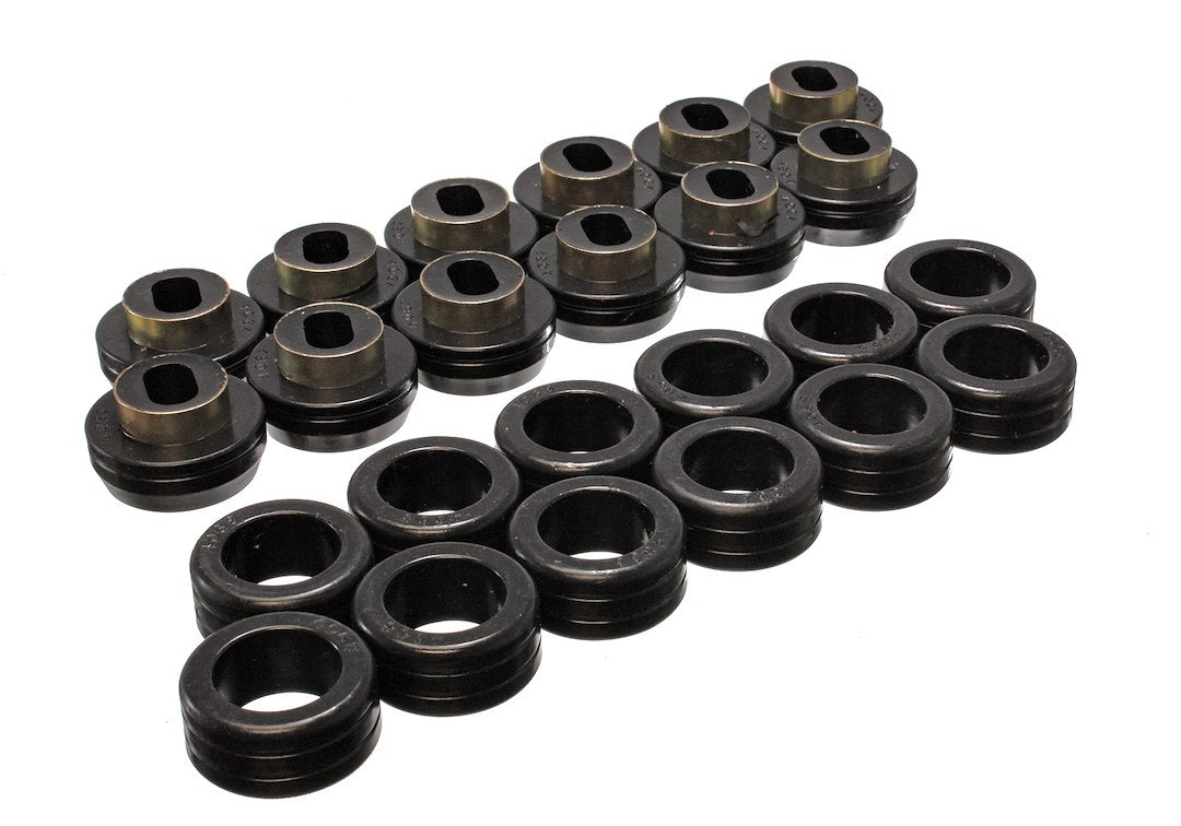 Product of Energy Suspension 3.4132G Black Polyurethane Body Mount Bushings 