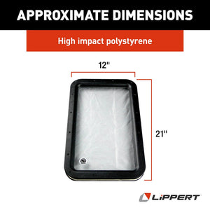 Lippert Components 363370 Entry Door Window Frame||363370_1.Jpg||86||m6v363370||1027339