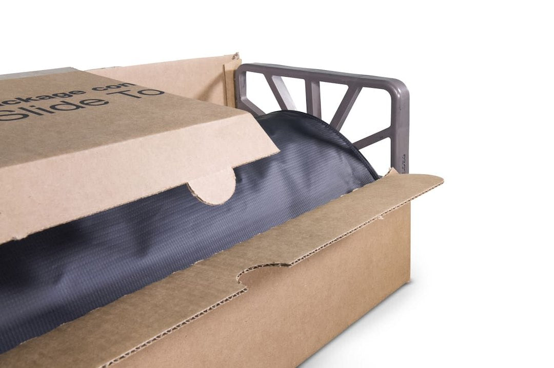 Product of Lippert Components 432253 Black/ Gray/ Silver RV Patio Anti-Scuff/ Anti-Mildew Fabric Awning Fabric 