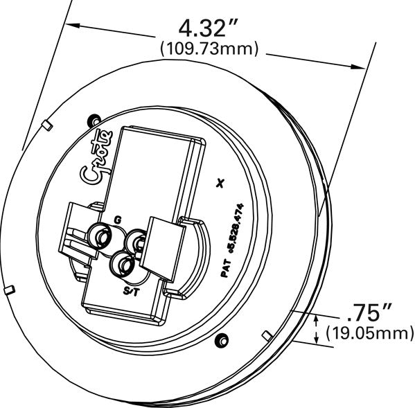 Grote Industries G4022 Tail Light Assembly||g4022_1.Jpg||86||g17g4022||2227043