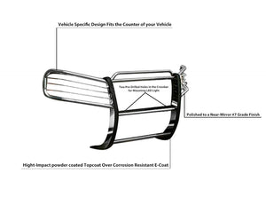 Product of Black Horse Offroad 17GD26MSS Grille Guard  