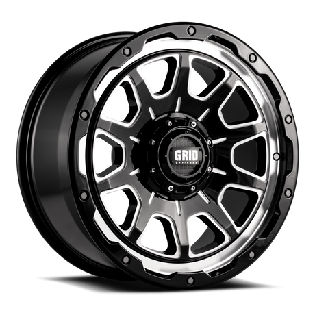 Grid Wheels Gd1517090880m1524 Wheel||gd15-Gloss-Black-With-Milled-Account.Png||85||grwe17988m152||1482105