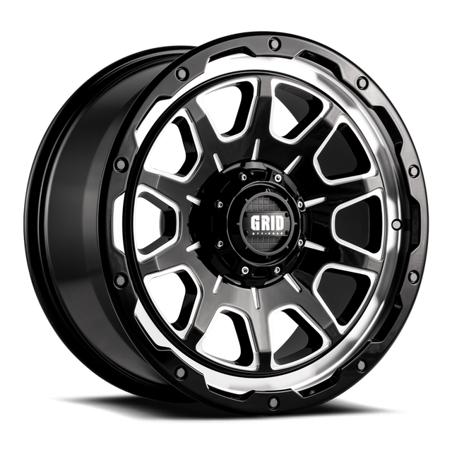 Grid Wheels Gd1517090880m1524 Wheel||gd15-Gloss-Black-With-Milled-Account.Png||85||grwe17988m152||1482105