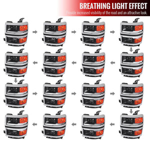 Spec-D Tuning 2lhp-Siv14jm-C-Sq-Rs Headlight Assembly||2lhp-Siv14jm-C-Sq-Rs_2.Jpg||87||sdtv14jmcsqrs||1563928