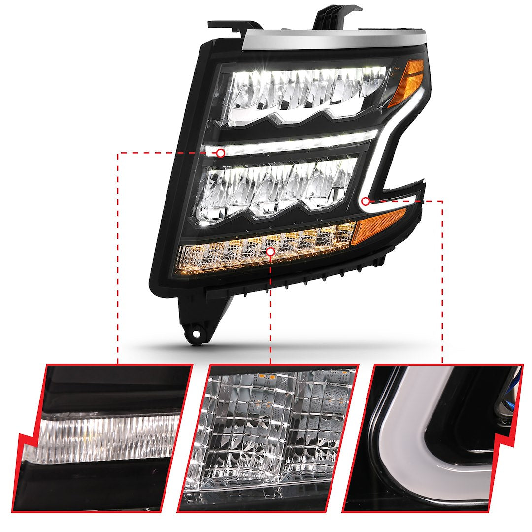 Product of ANZO USA 111478 Standard Beam Headlight Assembly - LED - Set Of 2 