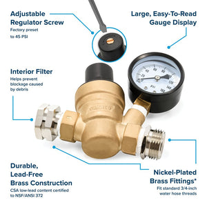 Product of Camco 40058 Fresh Water Pressure Regulator