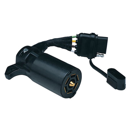 Husky Towing 13170 Trailer Wiring Connector Adapter||hus_13170_Connector Adapter_7 Blade To 4 Flat Gf.Jpg||85||hus13170||1156655