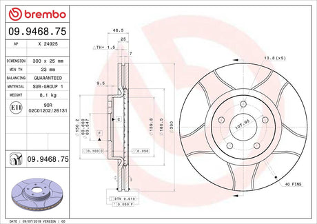 Brembo 09946875c02 Brake Rotor||09946875c02.Jpg||85||brm09946875||1684218