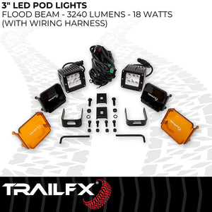 Trailfx 3x2f2 Driving/ Fog Light||t8l_3x2f2_Led Pod Lights_B2c_5.Jpg||89||t8l3x2f2||1771889
