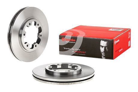 Product of Brembo 09505510C02 Vented 1 Piece Brake Rotor 