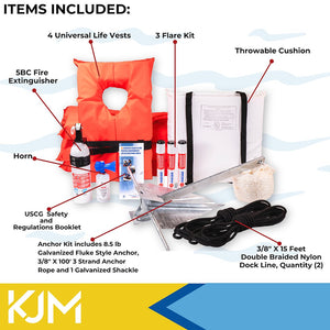 Kjm 42100 Boater Safety Kit||kjm_42100_Boating Safety Kit_Up To 19' Boat_B2c_4.Jpg||88||kjm42100||1496022