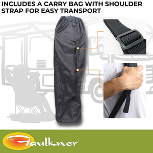 Faulkner 49570h Camping Chair||flk_49570h_Big Dog Bucket Chair_Black_B2c_7.Jpg||91||flk49570h||1596605