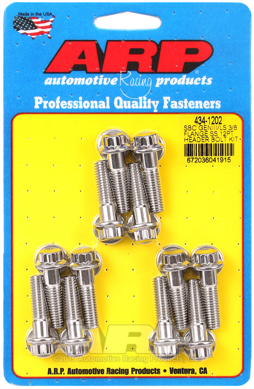 Arp Auto Racing 434-1202 Exhaust Header Bolt||434-1202.Jpg||85||a144341202||1291884