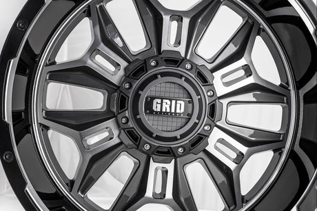 Product of Grid Wheels 17x9 Anthracite With Black Lip Wheel - Not Applicable Bolt Pattern 