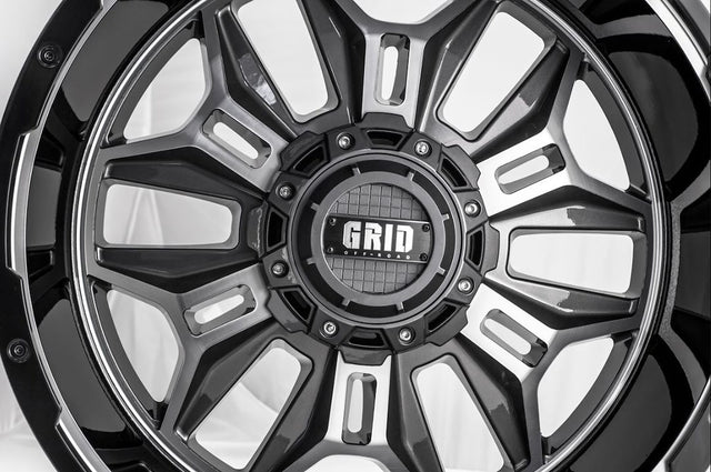 Product of Grid Wheels 17x9 Anthracite With Black Lip Wheel - Not Applicable Bolt Pattern 