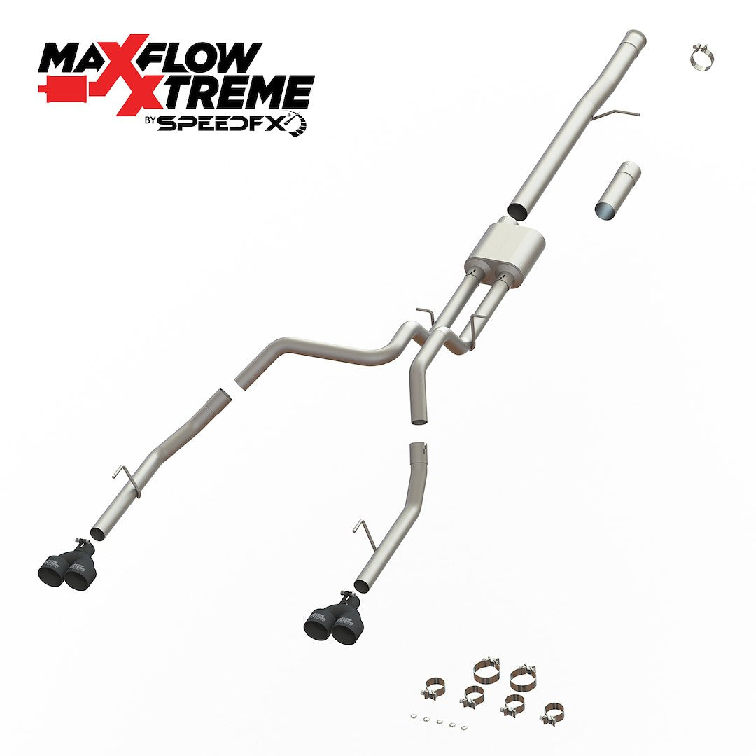 Product of SpeedFX 50102 MaxFlow Xtreme Cat Back System Single Exhaust System Kit 
