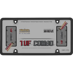 Cruiser 62052 License Plate Frame||62052_P01-Tuf-Combo_Black_Smoke-Inpack.Jpg||86||c3462052||1113562