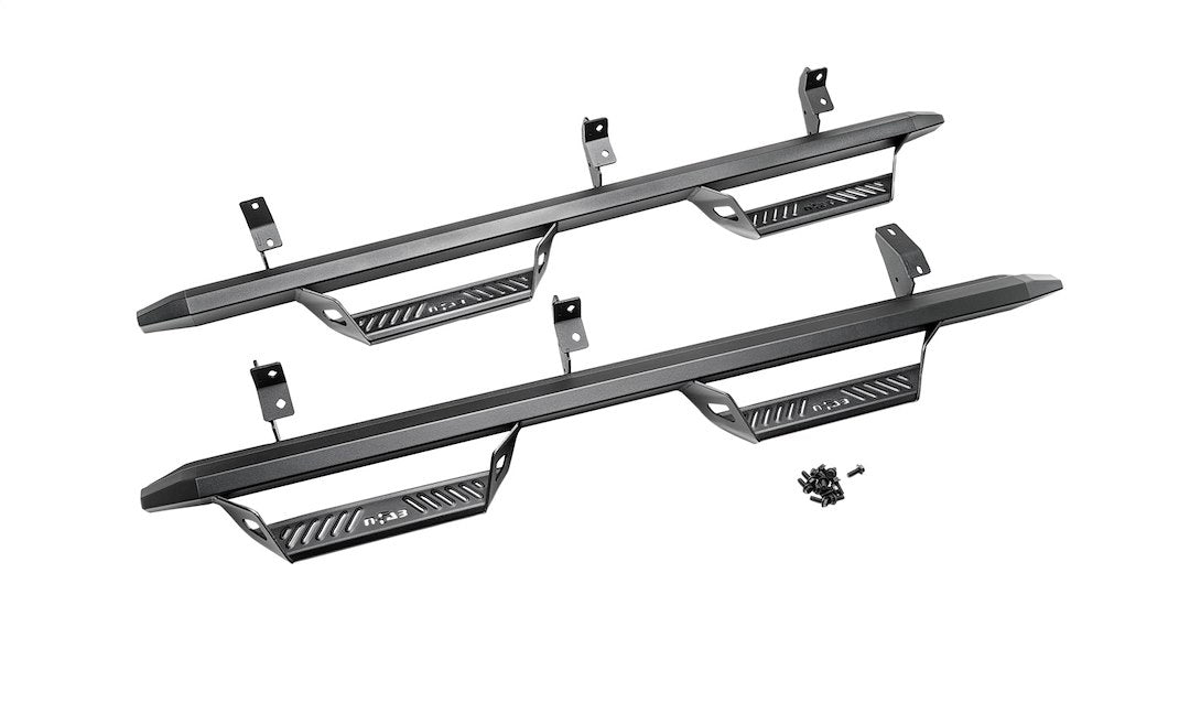 Product of N-Fab PRF2156B-TX Predator Pro Nerf Bar With Drop Down Steps 