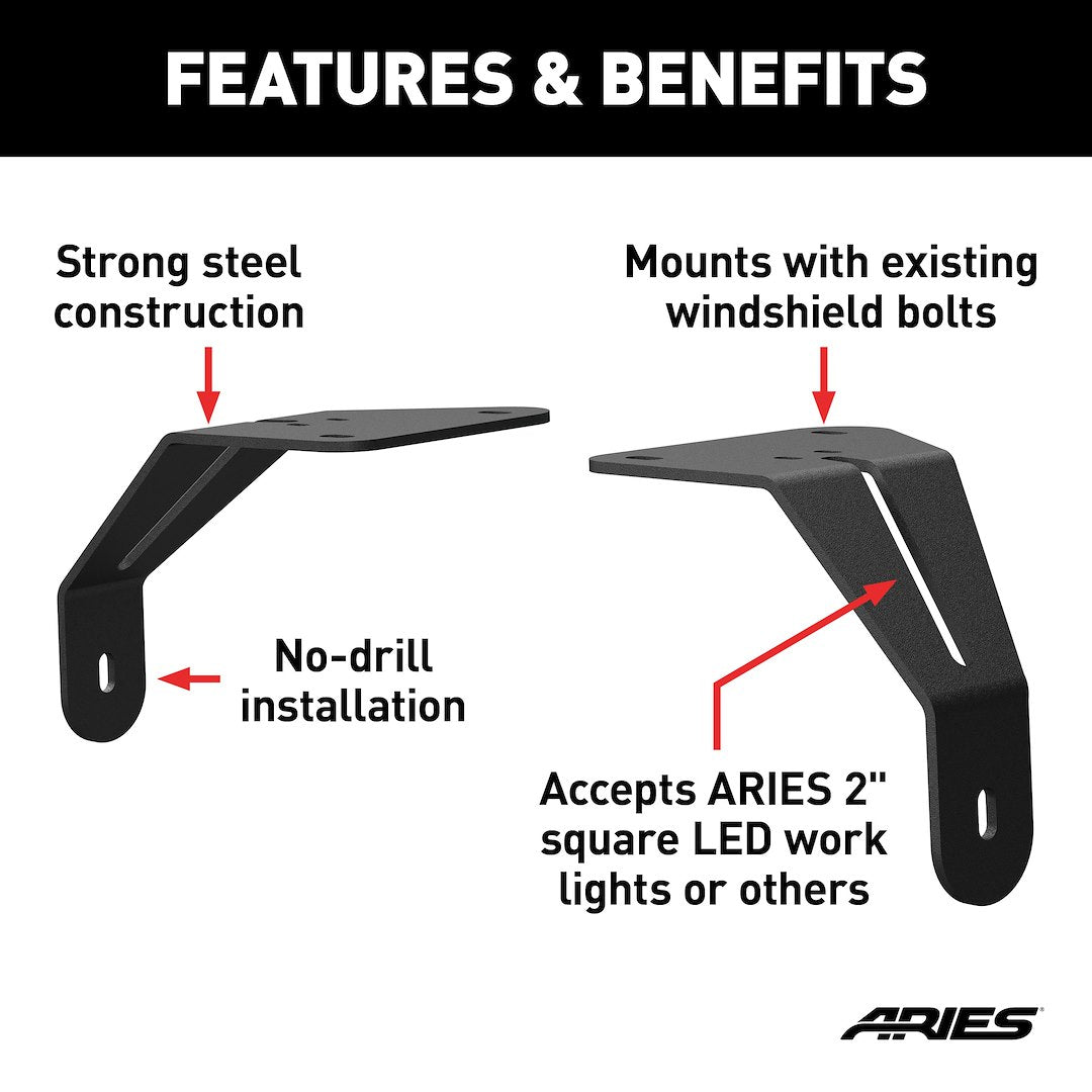 Aries 1110313 Work Light Mount||1110313_3008x1990_Fa.Jpg||87||a1s1110313||1710264