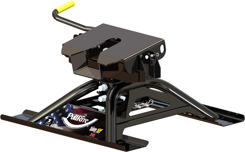 Product of PullRite 3900 Fixed 24000 Pound 4-Way Fifth Wheel Trailer Hitch 