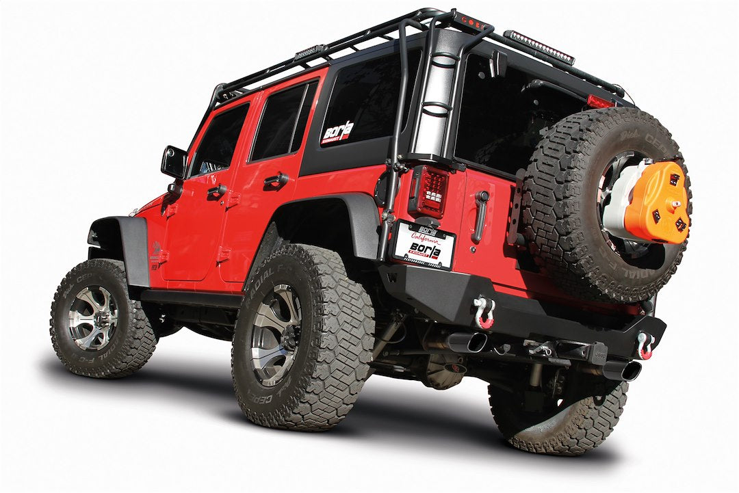 Product of Borla 11860BC ATAK ® Series Axle Back System Single Exhaust System Kit 
