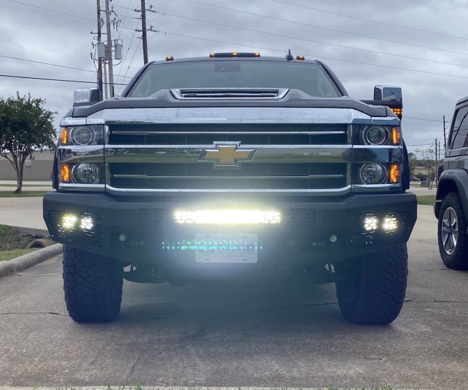 Product of Ranch Hand MFC151BMN Midnight Series Steel Matte Powder Coated Bumper 