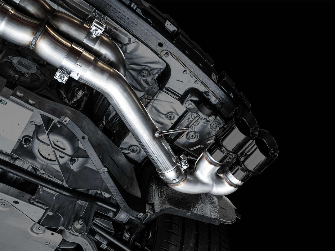 Product of AWE Tuning 3020-43086 Track Edition Cat-Back System Dual Exhaust System Kit 