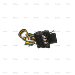 Product of Pollak 12-412E Trailer End 4 Flat Trailer Wiring Connector 