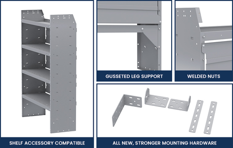 Product of Kargomaster 48324 Van Storage System Shelf Unit