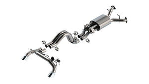 Product of Borla 140934 ATAK ® Series Cat Back System Dual Exhaust System Kit 